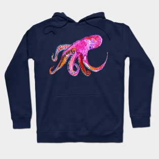 Pink Octopus Hoodie